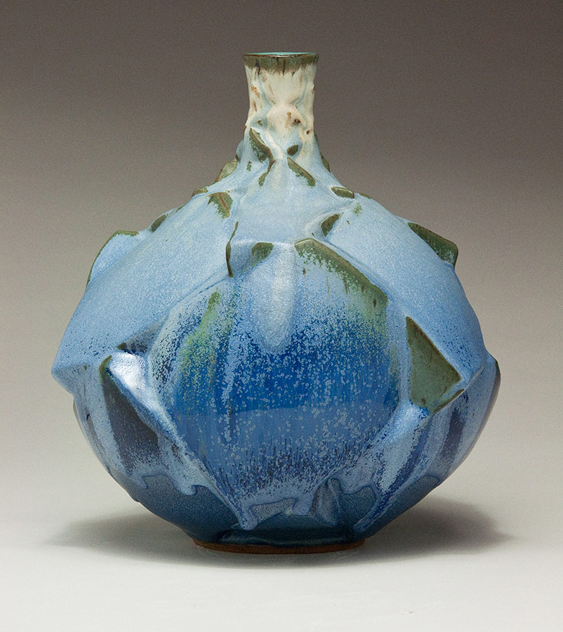 Blue Trifecta - Ceramic pot