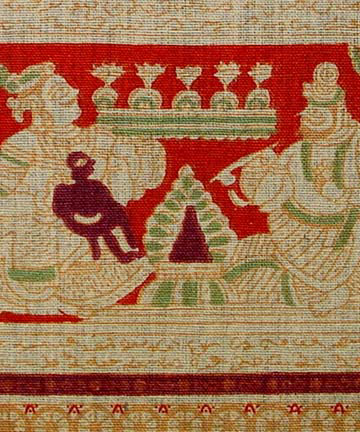 Indian Textile closeup of detail